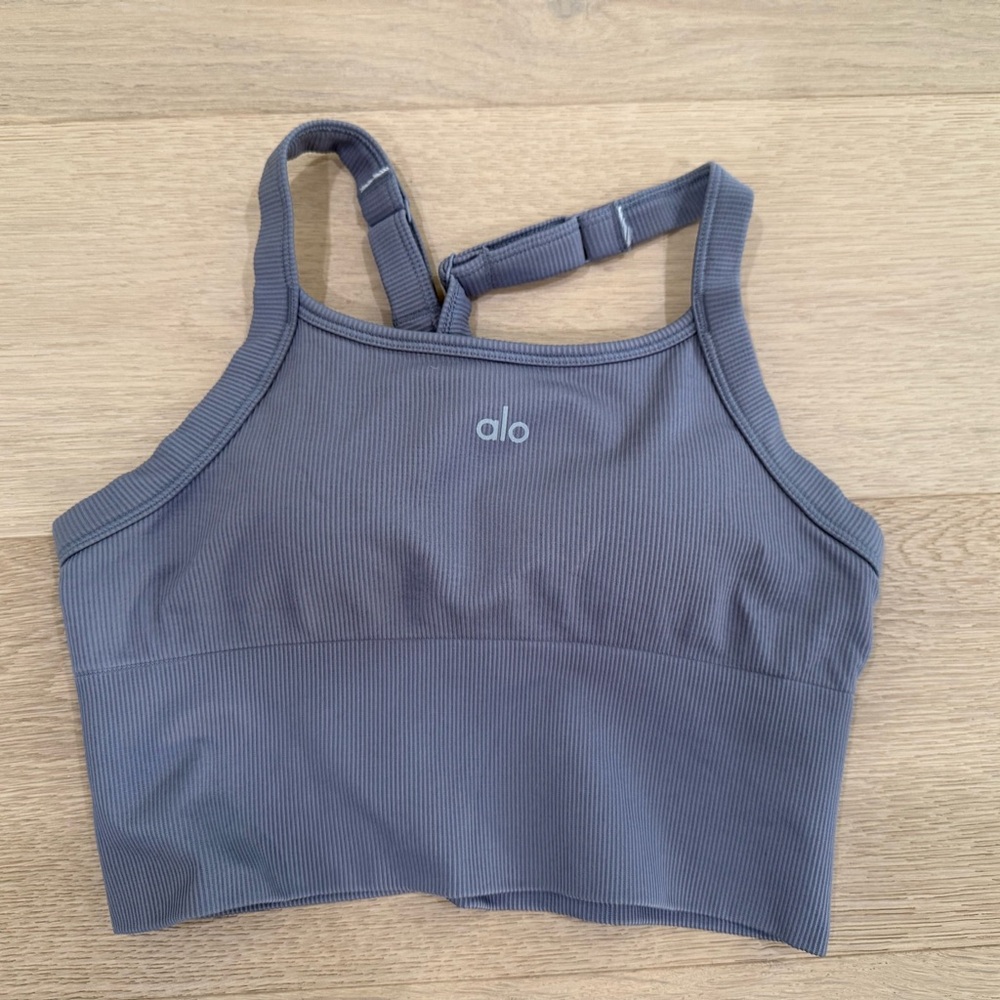 Alo Seamless Ribbed Favorite Bra Tank